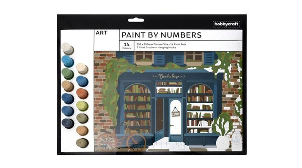 Paint by numbers Christmas scene